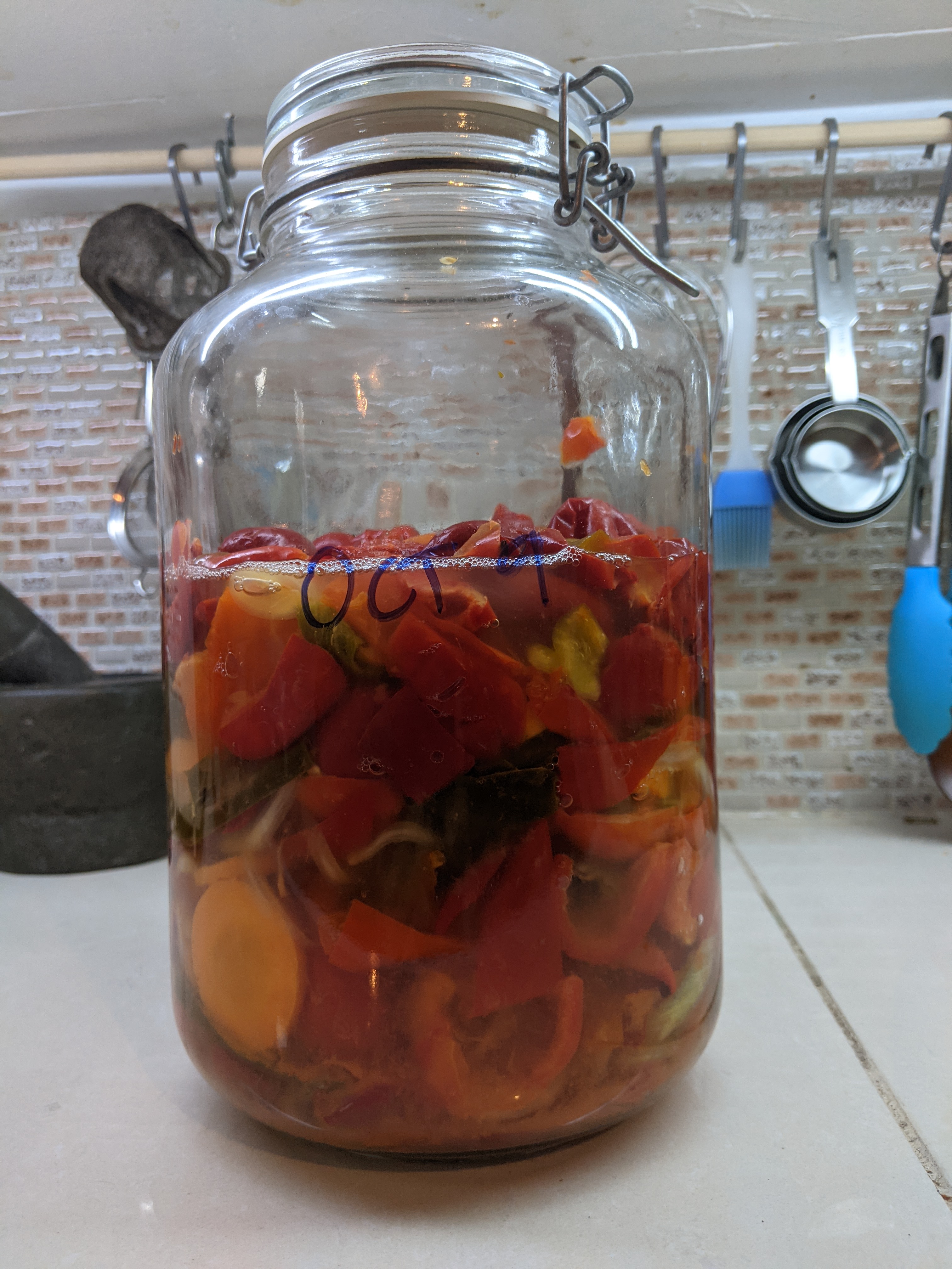 Peppers, fermented